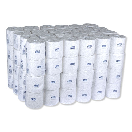 Tork Universal Bath Tissue, Septic Safe, 2-Ply, White, 500 Sheets/Roll, 96 Rolls/Carton