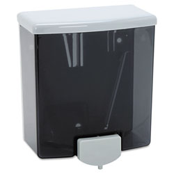 Bobrick ClassicSeries Surface-Mounted Soap Dispenser, 40oz, Black/Gray (BOB40)