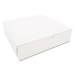 SCT Tuck-Top Bakery Boxes, 10w x 10d x 2 1/2h, White, 250/Carton (SCH0969)