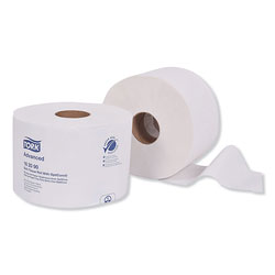 Tork Advanced Bath Tissue Roll with OptiCore, Septic Safe, 2-Ply, White, 865 Sheets/Roll, 36/Carton (TRK162090)