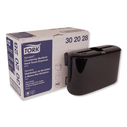Tork Xpress Countertop Towel Dispenser, 12.68 x 4.56 x 7.92, Black (TRK302028)