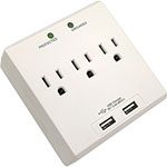 Compucessory Wall Charger Station - 3 x AC, 2 x USB - 2.40 A view 5