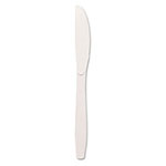Dixie KH207 White Heavyweight Plastic Knives, 7 1/2" view 1
