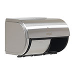 Compact® 2-Roll Side-by-Side Coreless High Capacity Toilet Paper Dispenser, Stainless Steel, 10 1/8 x 6 3/4 x 7 1/8 view 1