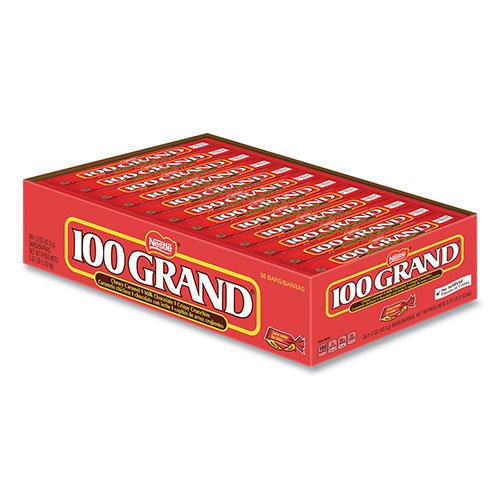 100 Grand® Chocolate Candy Bars, Full Size, 1.5 oz, 36/Carton