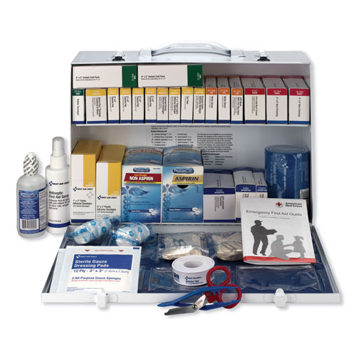 First Aid Only ANSI 2015 Class B+ Type I & II Industrial First Aid Kit/75 People, 446 Pieces