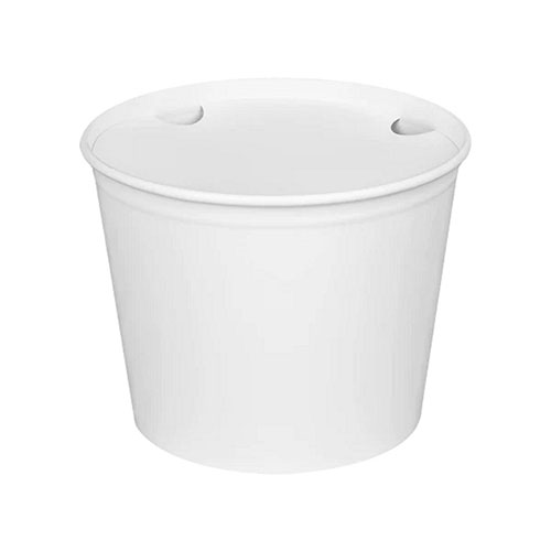 Karat® Food Bucket with Lid, 85 oz, 7.36