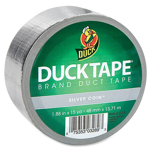 Duck® Duck Tape, 1.88" x 15 Yards, Chrome