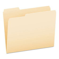 Pendaflex Manila File Folders, 1/3-Cut Tabs, Letter Size, 100/Box (ESS75213)
