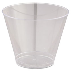 WNA Comet Comet Smooth Wall Tumblers, 9oz, Clear, Squat, 25/Pack, 20 Packs/Carton (WNAT9S)