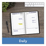 At-A-Glance DayMinder Daily Appointment Book, 8.5 x 5.5, Black Cover, 12-Month (Jan to Dec): 2024 view 2