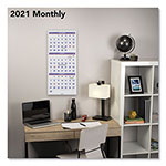 At-A-Glance Deluxe Three-Month Reference Wall Calendar, Vertical Orientation, 12 x 27, White Sheets, 14-Month (Dec to Jan): 2023 to 2025 view 2