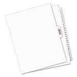 Avery Preprinted Legal Exhibit Side Tab Index Dividers, Avery Style, 25-Tab, 1 to 25, 11 x 8.5, White, 1 Set view 3