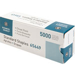 Business Source Standard Staples, Chisel Point, 1/2" W, 1/4" L, 210 Strip view 2