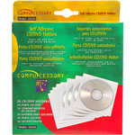 Compucessory 26555 Self Adhesive Poly CD/DVD Holders view 1
