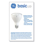 GE Basic LED Dimmable Indoor Flood Light Bulbs, BR30, 8 W, Soft White view 1
