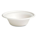 Perk™ PFAS-Free Compostable Bagasse Bowls, 12 oz, White, 125/Pack view 2
