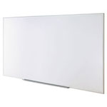Universal Deluxe Melamine Dry Erase Board, 96 x 48, Melamine White Surface, Silver Anodized Aluminum Frame view 1