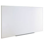 Universal Deluxe Melamine Dry Erase Board, 96 x 48, Melamine White Surface, Silver Anodized Aluminum Frame view 2