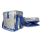 Pac-Kit Fresh Eco Freeze Tote, 13.5 x 9 x 13, Silver/Blue, 4/Carton orginal image