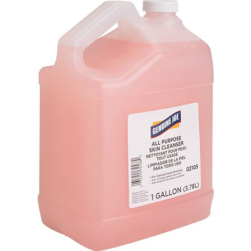 Genuine Joe Hand Soap Lotion, Dispenser Refill, 1Gal, 4/CT, Pink