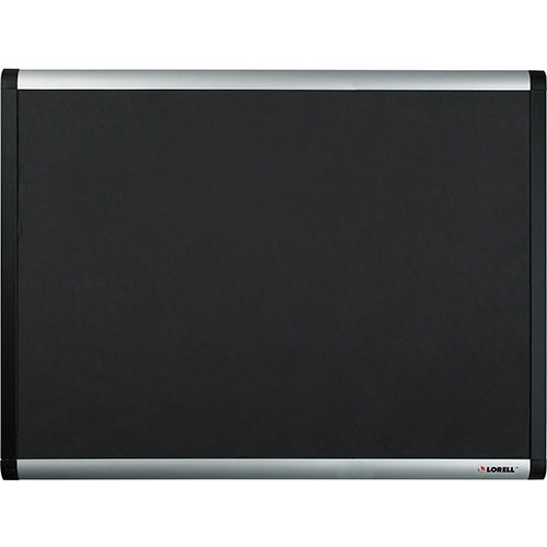 Lorell Mesh Bulletin Board w/ Hardware, 4' x 6', Black