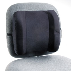 Safco Remedease High Profile Backrest,12.75w x 4d x 13h, Black (SAF71491)