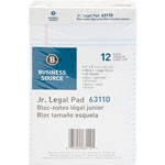 Business Source Pad, Micro-Perforated, Jr. Legal Rld, 50 Sh, 5" x 8" 12/DZ, White view 2