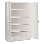 Tennsco Assembled Jumbo Steel Storage Cabinet, 48w x 18d x 78h, Light Gray view 1