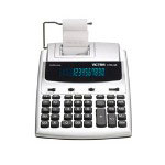 Victor 1225-3A Antimicrobial Two-Color Printing Calculator, Blue/Red Print, 3 Lines/Sec orginal image