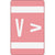 Smead™ AlphaZ Color-Coded Second Letter Alphabetical Labels, V, 1 x 1.63, Pink, 10/Sheet, 10 Sheets/Pack (SMD67192)