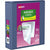 Avery® View Binder, EZ-Turn Ring, w/ Four Pockets, 3" Cap., Blue (AVE17044)