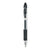 Zebra® Sarasa Dry Gel X20 Retractable Gel Pen, Fine 0.5mm, Black Ink, Smoke Barrel, Dozen (ZEB46710)