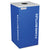 Ex-Cell Kaleidoscope Collection Bottle/Can-Recycling Receptacle, 24 gal, Royal Blue (EXCRCKDSQCRYX)