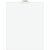 Avery® Avery-Style Preprinted Legal Bottom Tab Divider, Exhibit H, Letter, White, 25/PK (AVE11947)