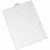 Avery® Avery-Style Preprinted Legal Bottom Tab Dividers, Exhibit W, Letter, 25/Pack (AVE12396)