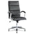 Alera® Neratoli High-Back Slim Profile Chair, Supports up to 275 lbs, Black Seat/Black Back, Chrome Base (ALENR4119)