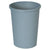 Rubbermaid® Commercial Untouchable Large Plastic Round Waste Receptacle, 11 gal, Plastic, Gray (2947GY)