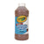 Crayola® Washable Paint, Brown, 16 oz (CYO542016007)