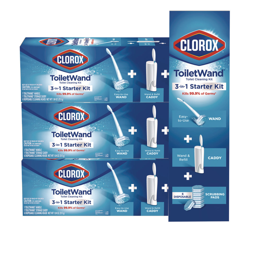 Does Clorox Toilet Wand Contain Ammonia Clorox® Toilet Wand Disposable Toilet Cleaning Kit: Handle, Caddy and