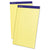Ampad® Perforated Writing Pads, Wide/Legal Rule, 50 Canary-Yellow 8.5 x 14 Sheets, Dozen (AMP20230)