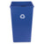 Rubbermaid® Commercial Square Recycling Container, 50 gal, Plastic, Blue (RCP395973BLU) (RCP3959-06BLU)