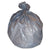 Heritage Linear Low-Density Can Liners, 45 gal, 1.7 mil, 39" x 46", Silver, 50/Carton (HERH7846WS)