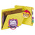 Smead™ End Tab Colored Pressboard Classification Folders with SafeSHIELD Coated Fasteners, 2 Dividers, Letter Size, Yellow, 10/Box (SMD26789)