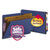 Smead™ End Tab Colored Pressboard Classification Folders with SafeSHIELD Coated Fasteners, 2 Dividers, Legal Size, Dark Blue, 10/Box (SMD29784)