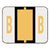 Smead™ A-Z Color-Coded End Tab Filing Labels, B, 1 x 1.25, White, 500/Roll (SMD67072)