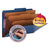 Smead™ Eight-Section Pressboard Top Tab Classification Folders with SafeSHIELD Fasteners, 3 Dividers, Legal Size, Dark Blue, 10/Box (SMD19096)