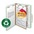 Smead™ 100% Recycled Pressboard Classification Folders, 1 Divider, Letter Size, Gray-Green, 10/Box (SMD13723)
