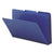 Smead™ Expanding Recycled Heavy Pressboard Folders, 1/3-Cut Tabs, 1" Expansion, Legal Size, Dark Blue, 25/Box (SMD22541)