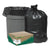 Earthsense® Commercial Linear Low Density Recycled Can Liners, 45 gal, 1.25 mil, 40" x 46", Black, 100/Carton (WBIRNW4850)